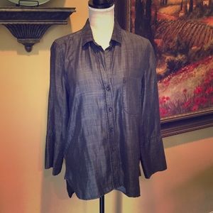 Cloth & Stone- The softest black Top. Size M